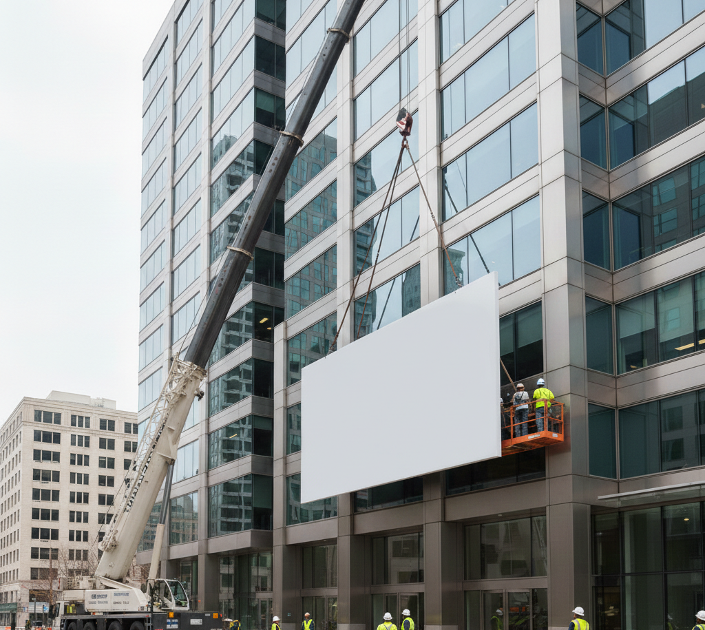 Company Building Signage Installation Glen Waverley
