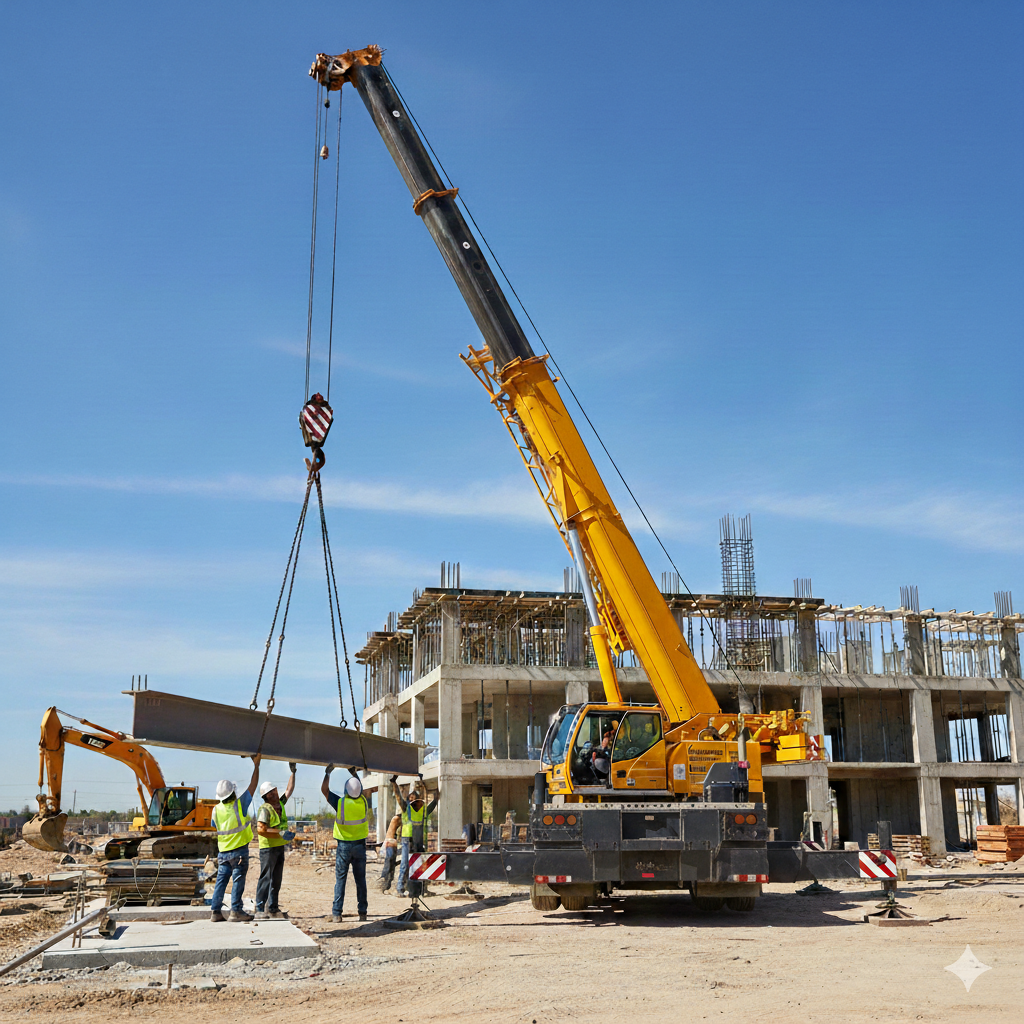 Crane Hire with Certified Rigging Service Clyde