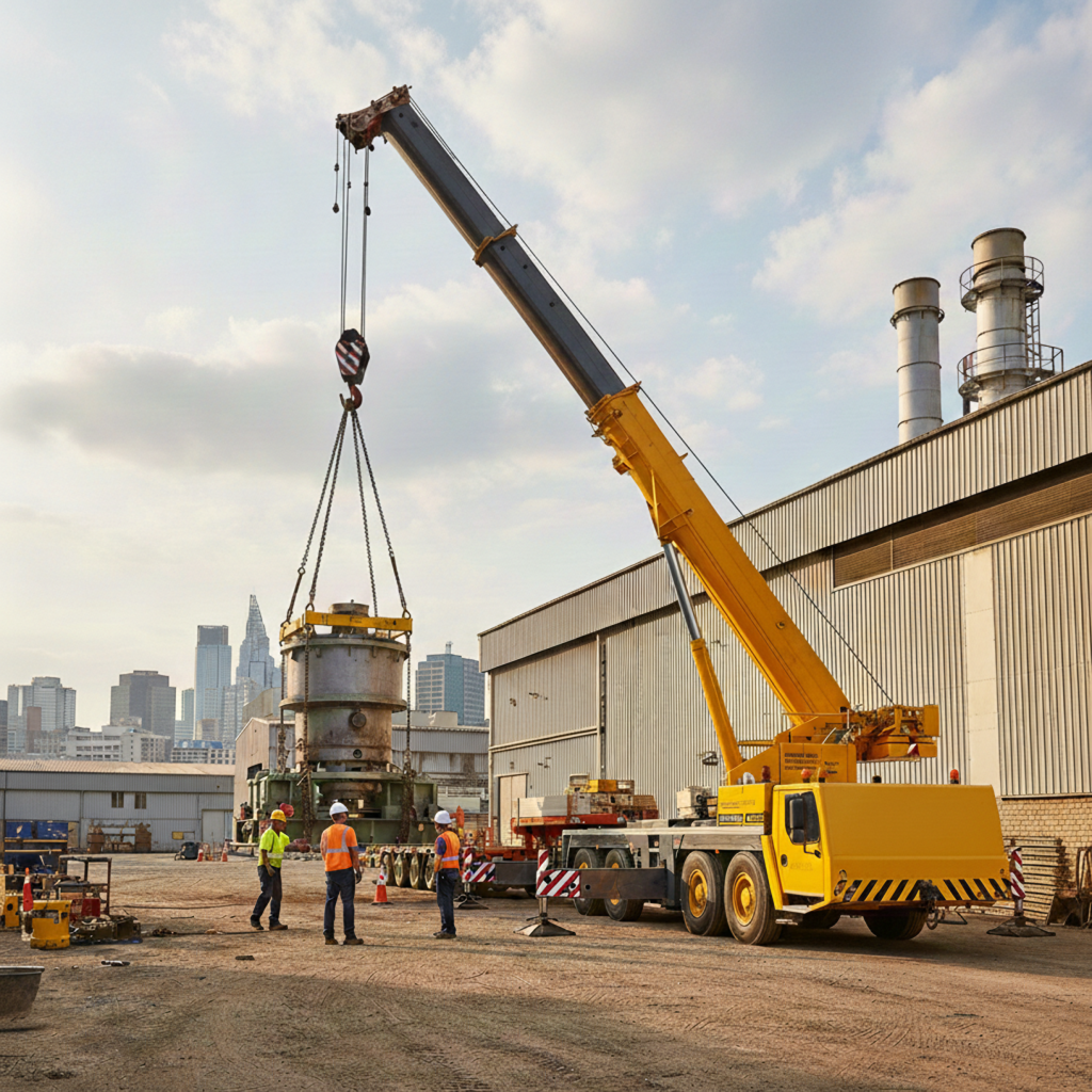 Crane Hire For Machinery Relocation Glen Waverley