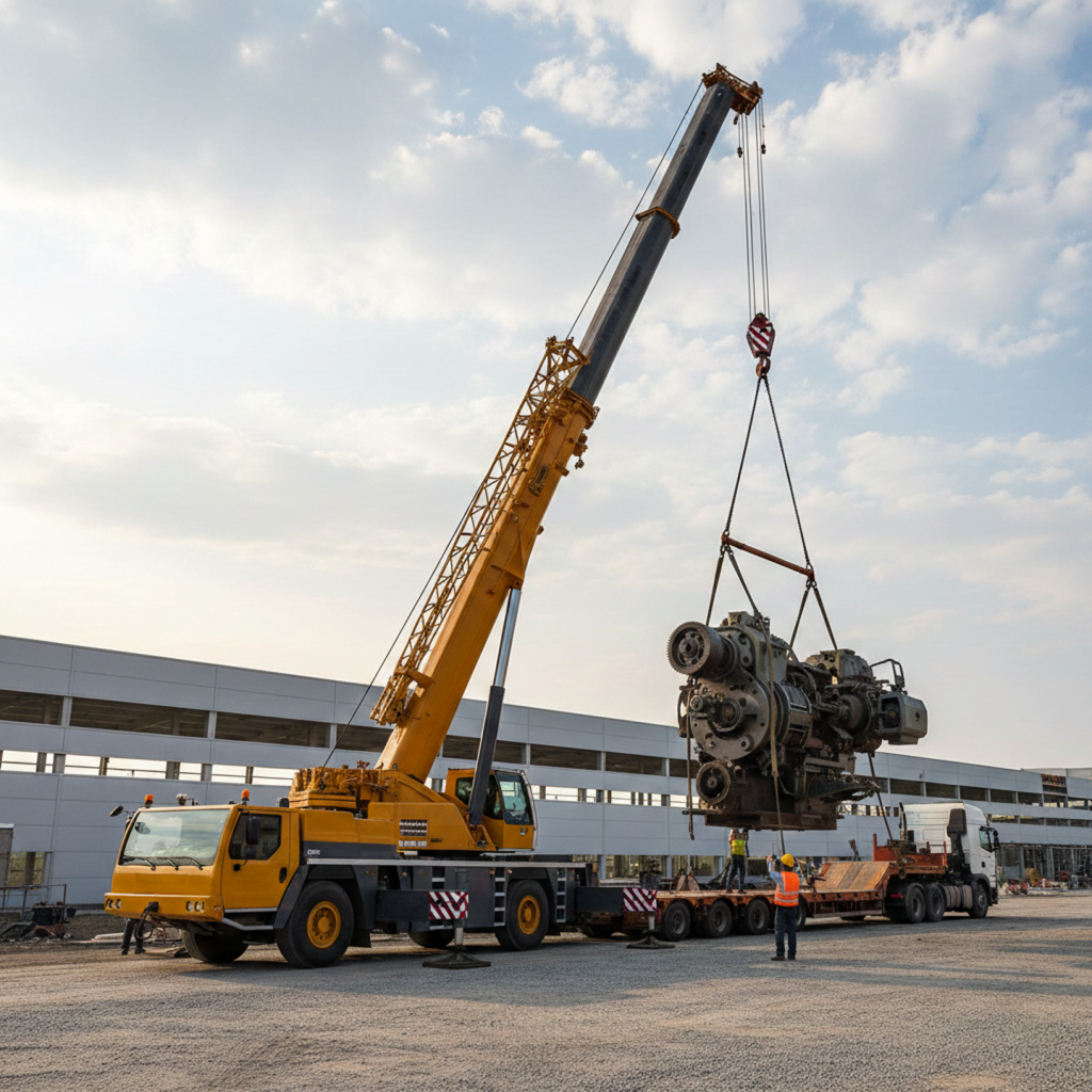 Crane Hire For Machinery Relocation Glen Waverley