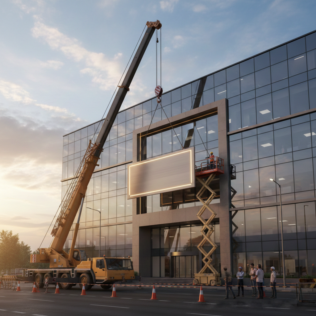 Company Building Signage Installation Clayton