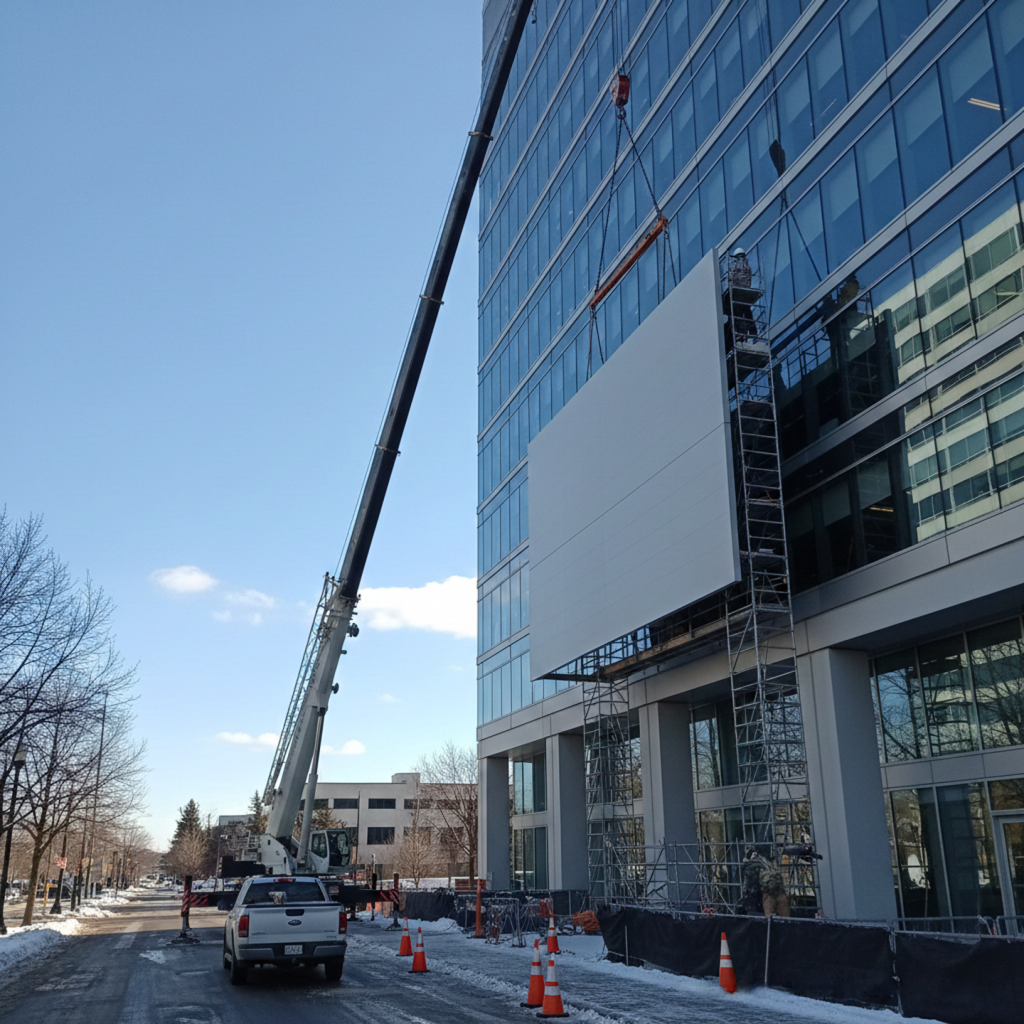 Company Building Signage Installation Mulgrave