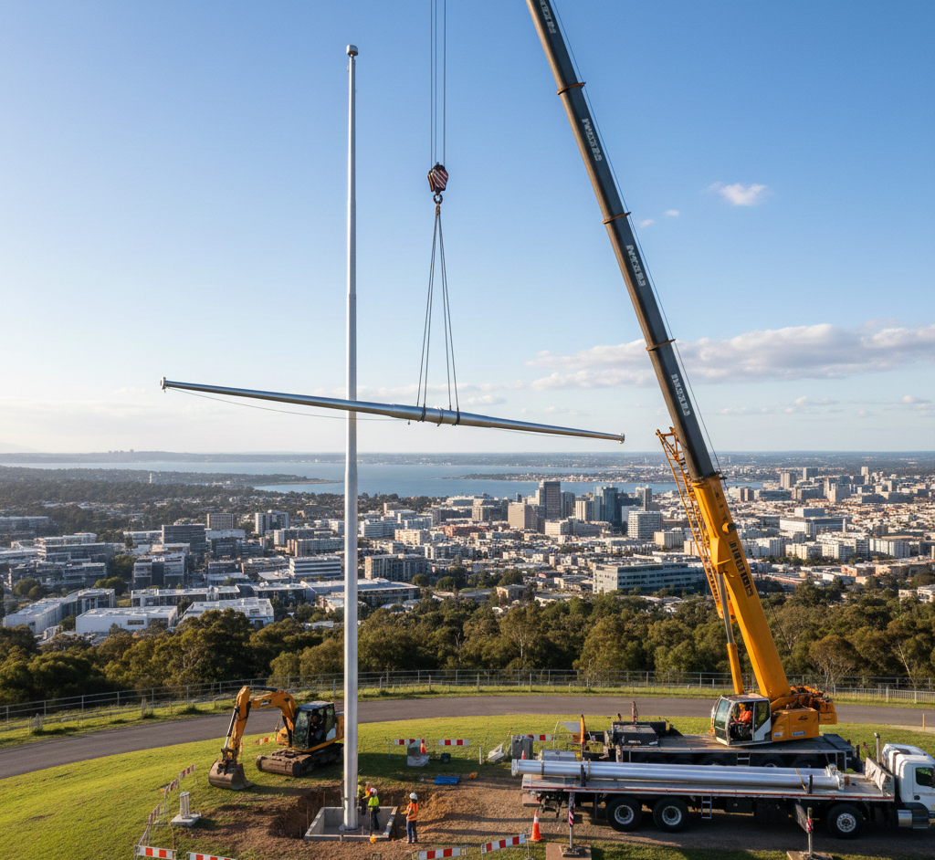 Flag pole repair and installation Berwick