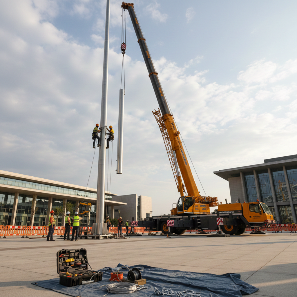 Flag pole repair and installation Endeavour Hills