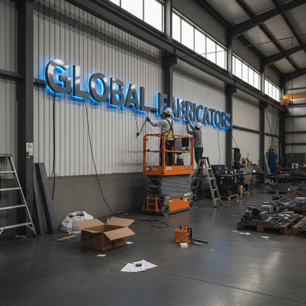 Signage for Industrial Units Berwick