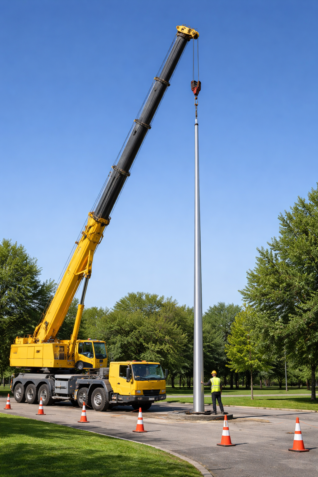 Flagpole Installation Clyde