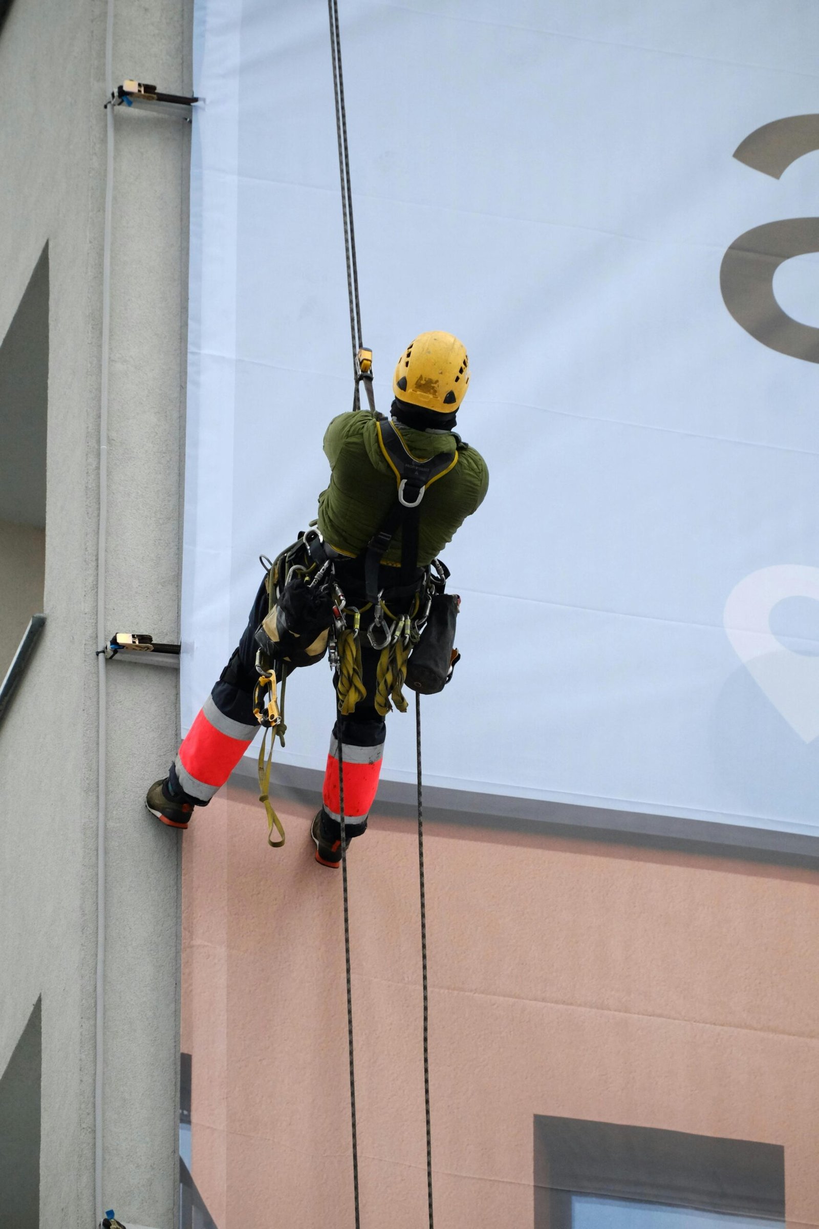 Large Banner Installation Clayton