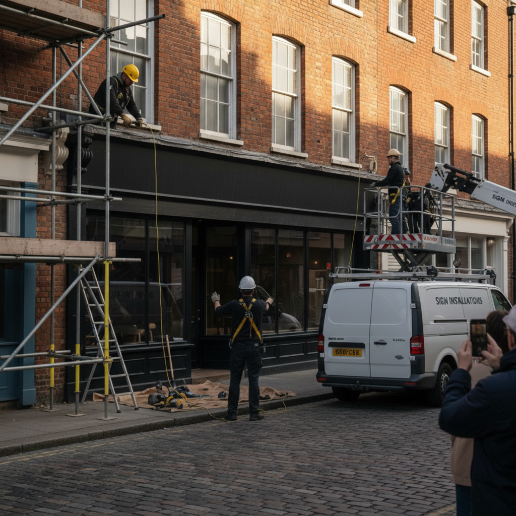 Shop Signage Installation Service Melbourne CBD
