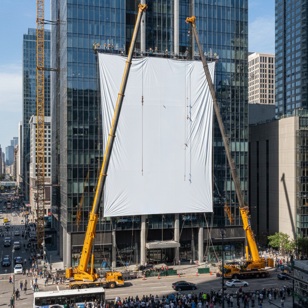 Large Banner Installation Rowville