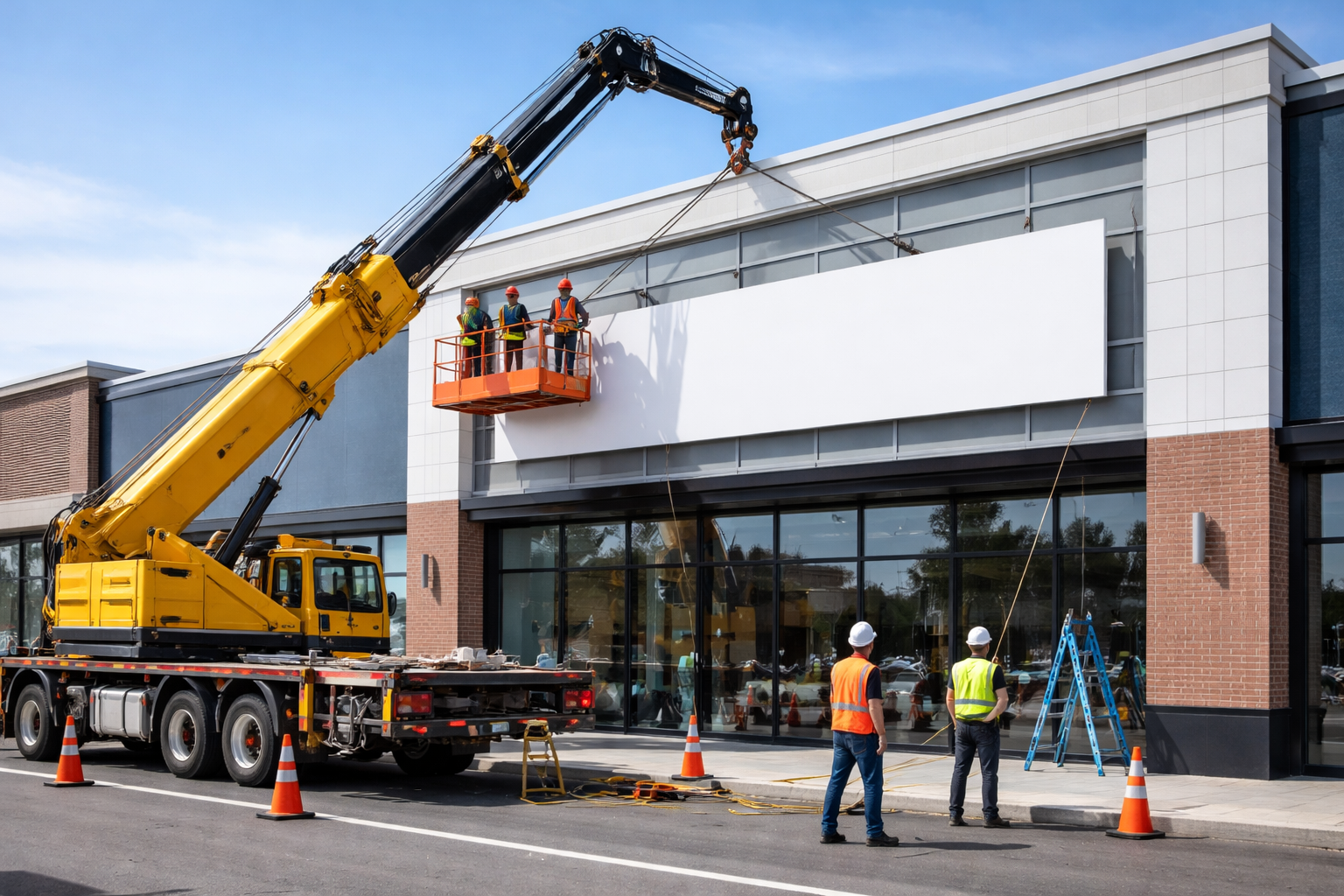 Shop signage installation service Melbourne CBD