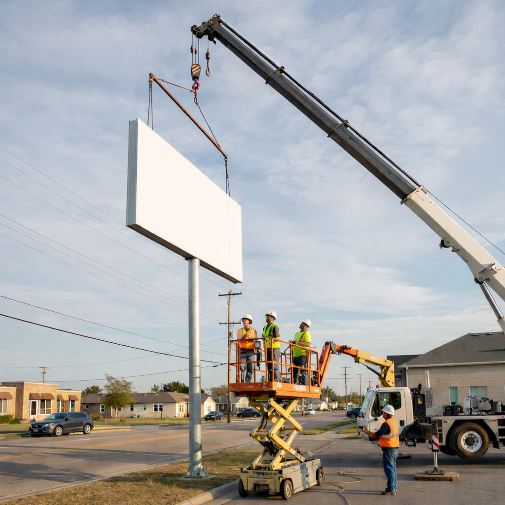 Pole Mounting Signs Melbourne CBD