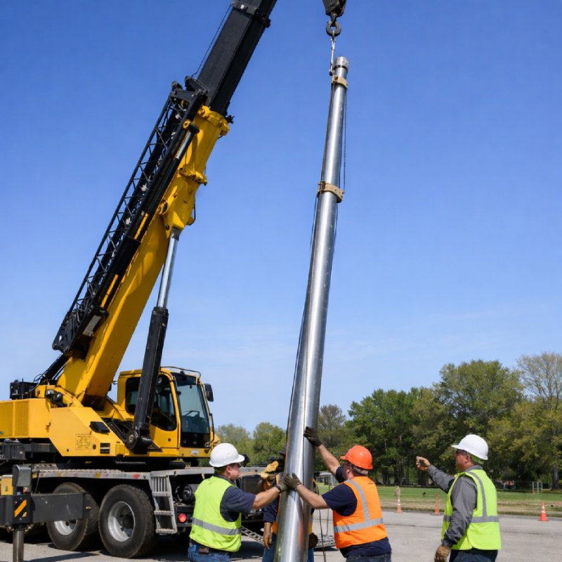 Flag Pole Repair and Installation Melbourne CBD 2