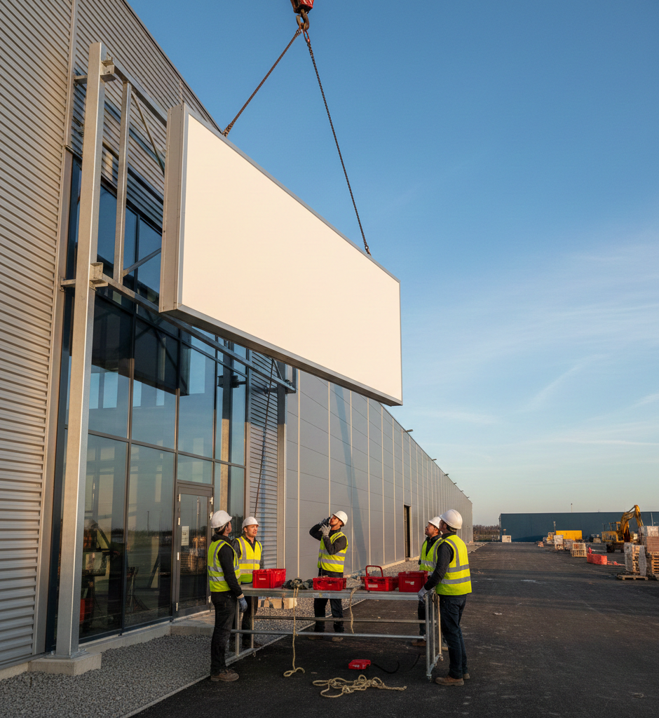 Signage for industrial units Melbourne CBD