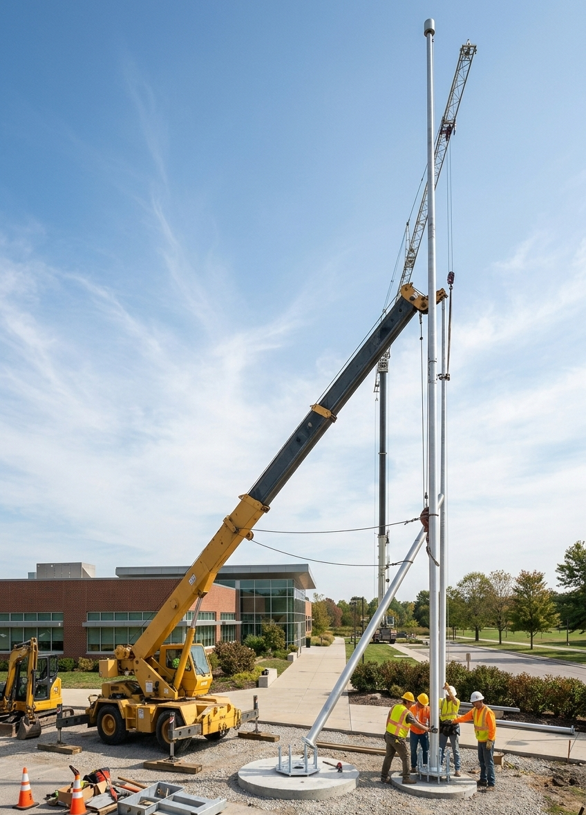 Flagpole Installation Melbourne