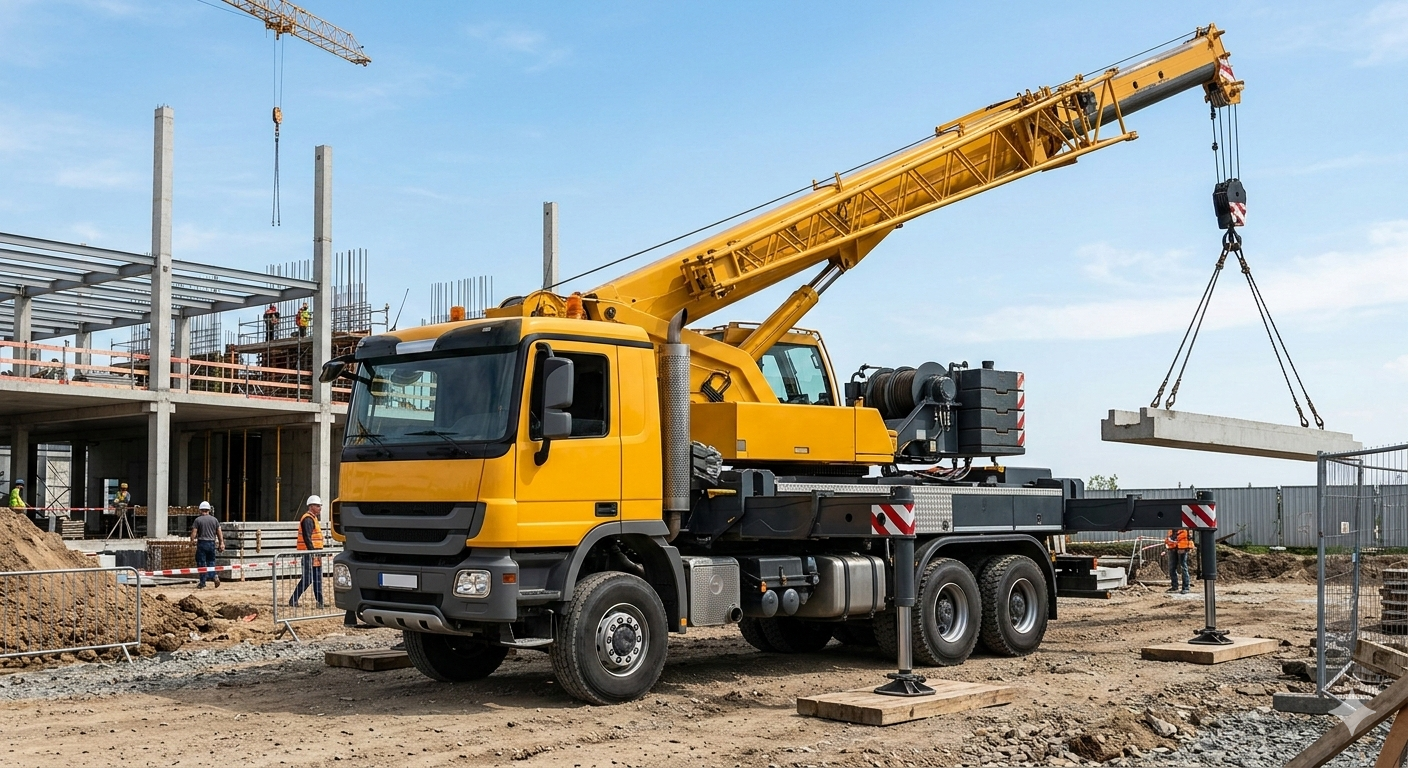 Mobile Crane Truck Hire Regional Victoria