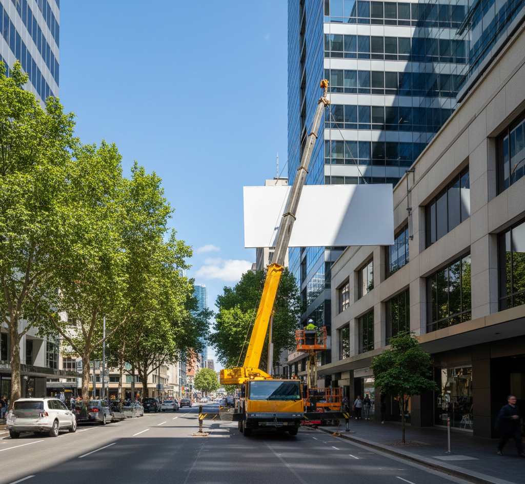 Commercial signage Melbourne CBD