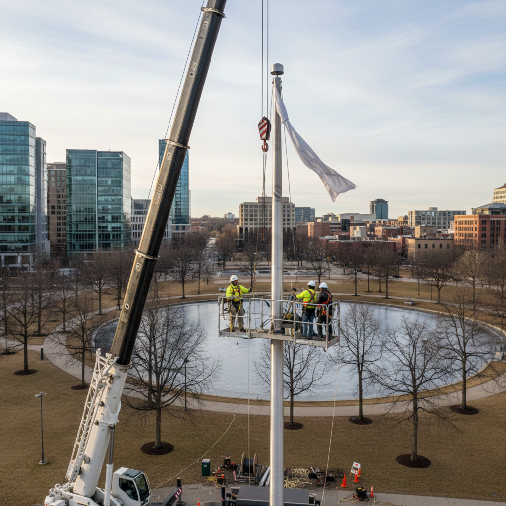 Flag Pole Repair And installation Pakenham