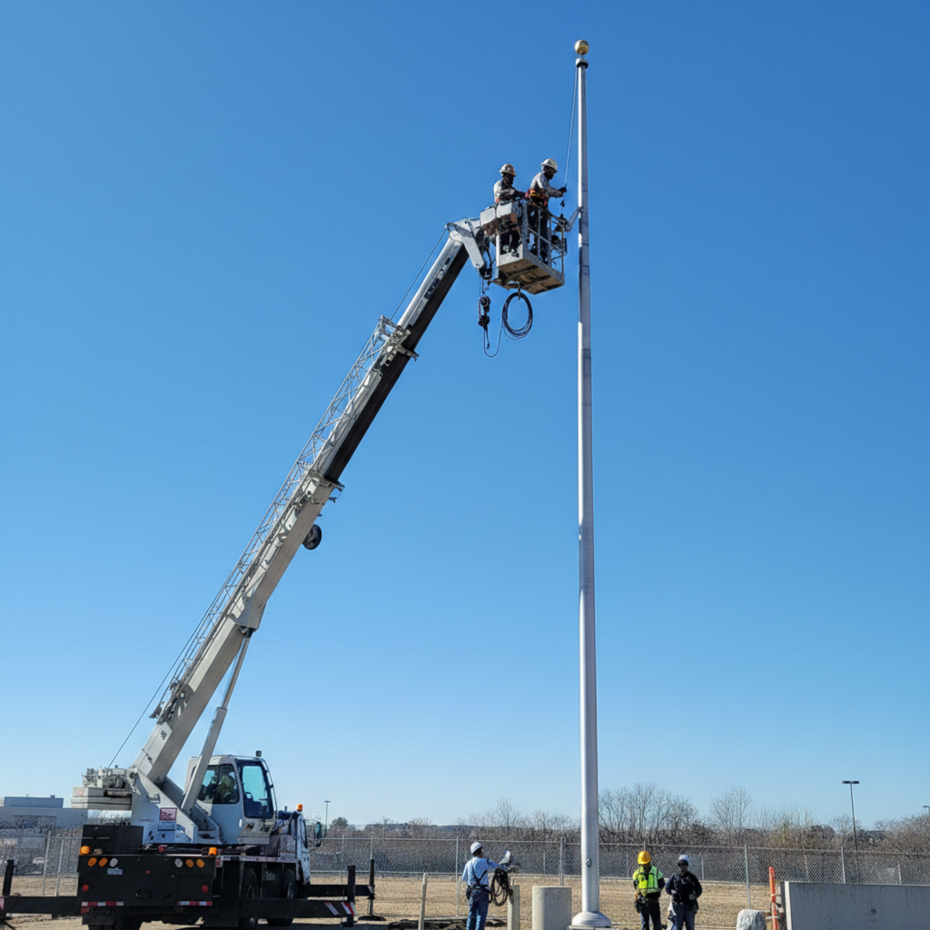 Flag Pole Repair And Installation Cranbourne