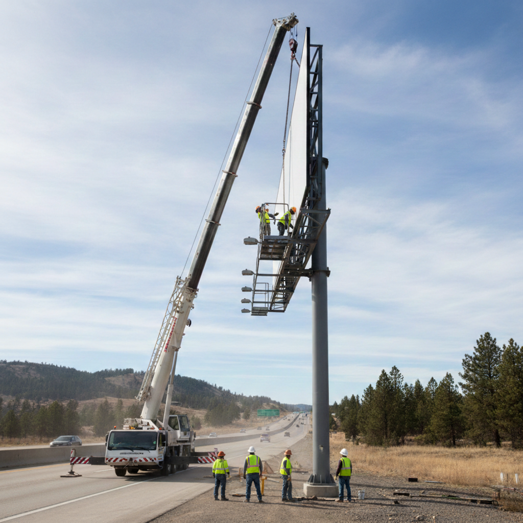 Outdoor Billboard Installation Pakenham