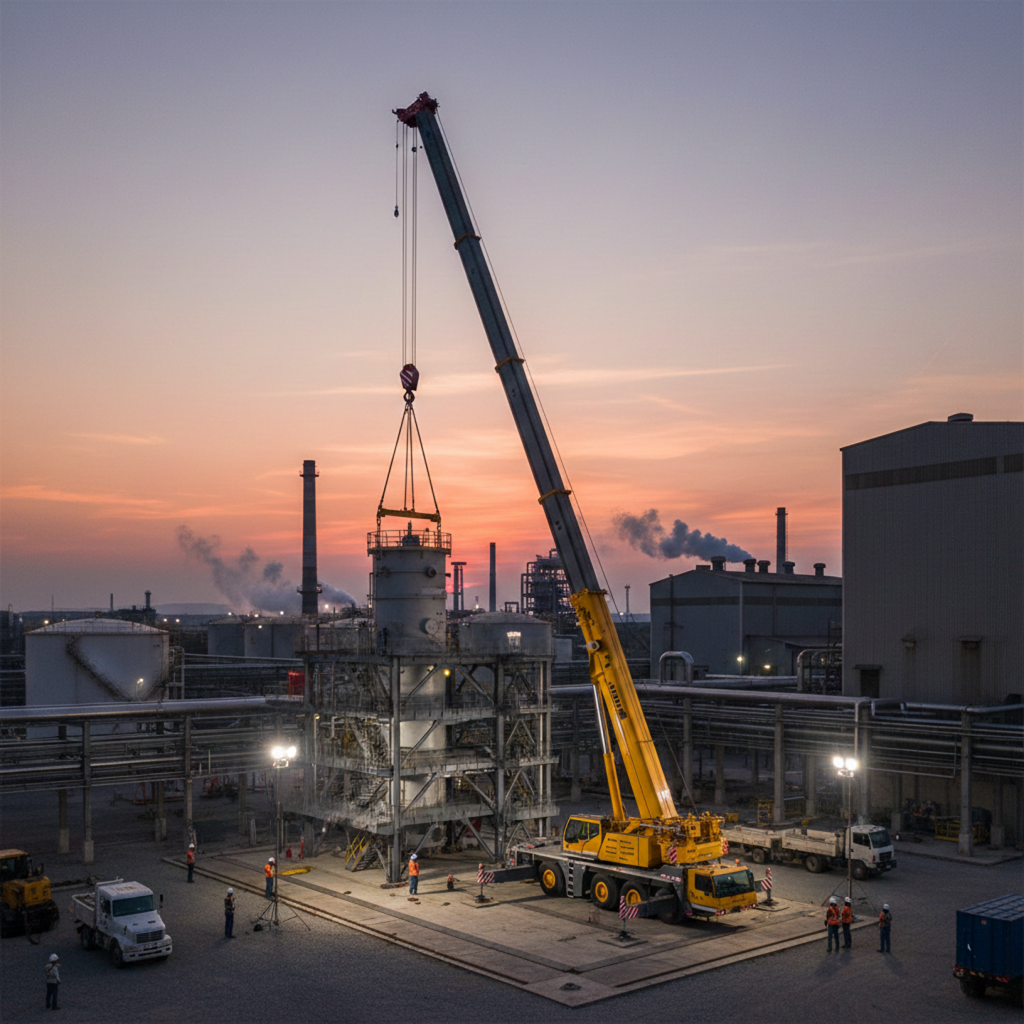 Crane Hire For Industrial Plant Glen Waverley