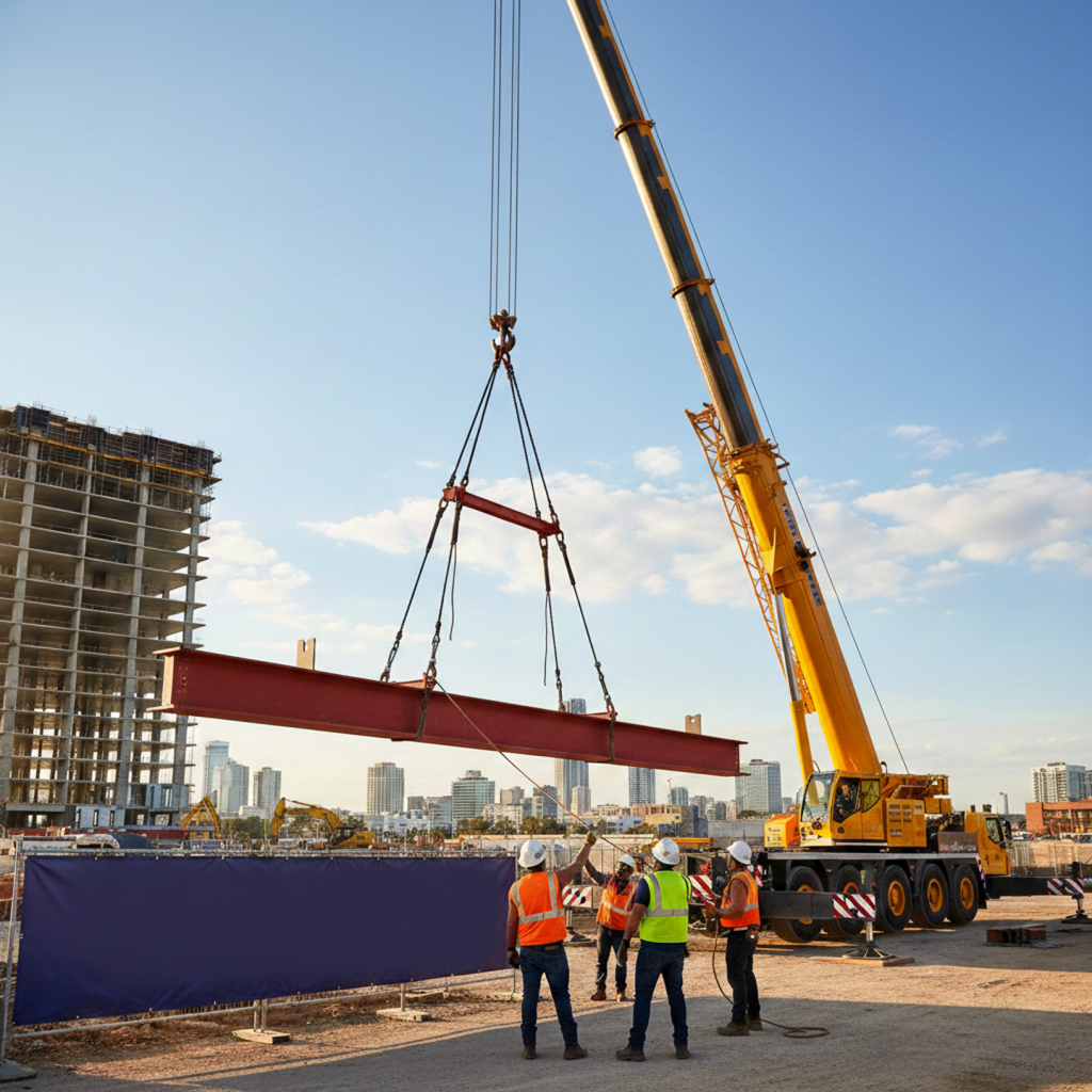 Crane Hire With Certified Rigging Service