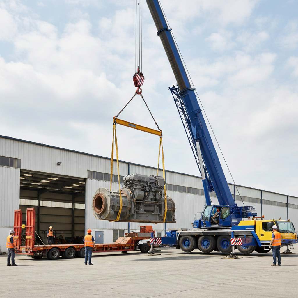 Crane Hire For Machinery Relocation Melbourne