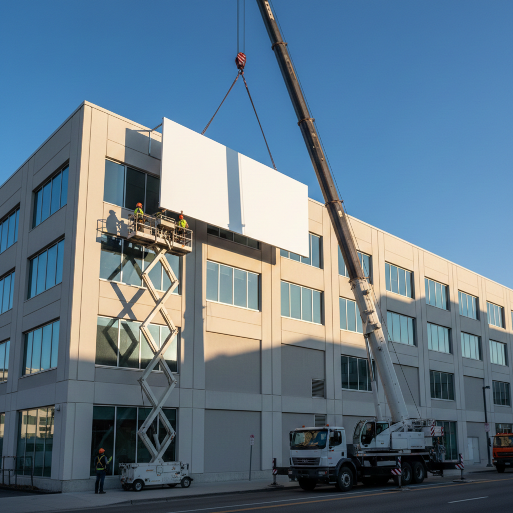 Company Building Signage Installation Victoria
