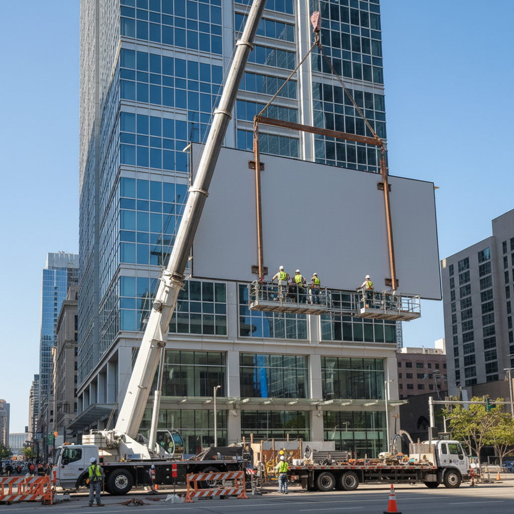 Company Building Signage Installation Victoria