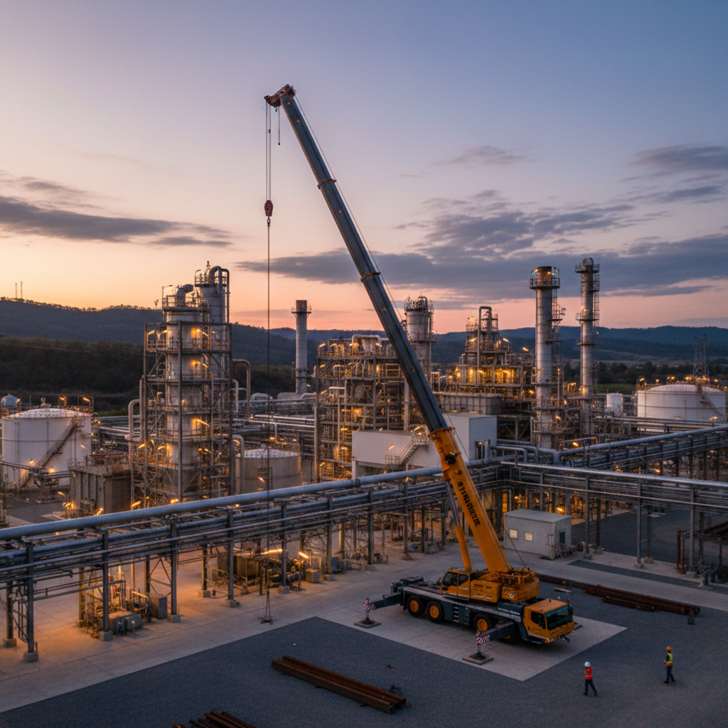 Crane Hire For Industrial Plant Victoria