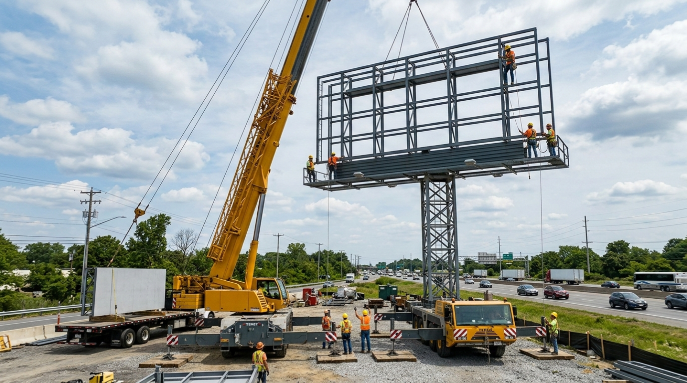 Outdoor Billboard Installation Melbourne