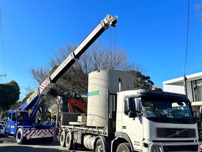 Crane services for solar panel installation 1